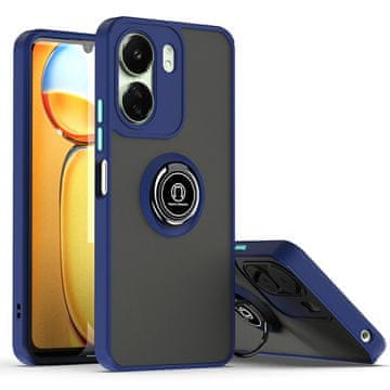 GS Ovitek za Xiaomi Redmi 13C / Poco C65, matiran obroč, moder