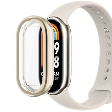 GS Silikonski ovitek za Xiaomi Smart Band 10 / 9 / 8, zlat
