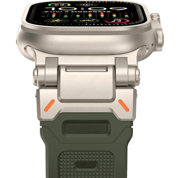 GS Pašček ERBORD ProTech za Apple Watch 1/2/3/4/5/6/7/8/9/10/11/SE Ultra 1/2/3 42/44/45/46/49 mm, zelen
