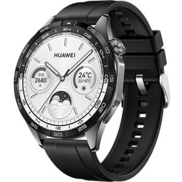 GS Univerzalni silikonski pašček 22 mm, črne barve
