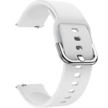 GS Univerzalni silikonski pašček 18 mm, bel