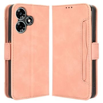 GS Preklopni ovitek za Infinix Hot 30, reža za kartico, roza