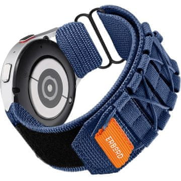 Overboard Najlonski pašček Runner za Samsung Galaxy Watch 4/5/6/7, moder