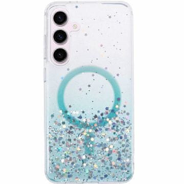 GS Ovitek za Samsung Galaxy S24, bleščeč, za MagSafe, zelen