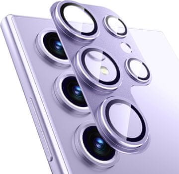 Overboard 2x stekleni pokrovček za objektiv za Samsung Galaxy S24 Ultra, , vijoličen