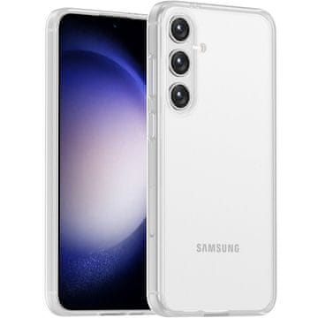 GS Ovitek za Samsung Galaxy S24 Fusion Hybrid z zaščito kamere, prozoren
