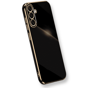 GS Ovitek za Samsung Galaxy A25 5G, Glamour CamShield, črn + 9H steklo