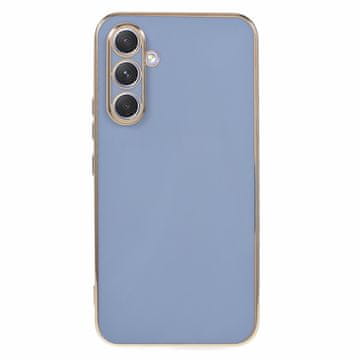 GS Ovitek za Samsung Galaxy A25 5G, Glamour CamShield, moder + 9H steklo