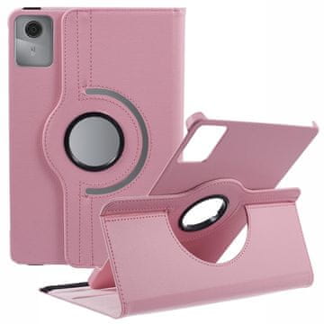 GS Ovitek za Lenovo Tab M11, vrtenje za 360 stopinj, roza