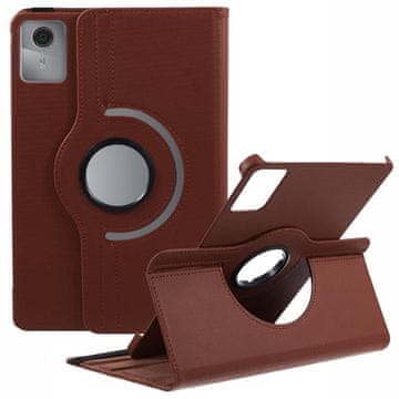 GS Ovitek za Lenovo Tab M11, vrtenje za 360 stopinj, rjav