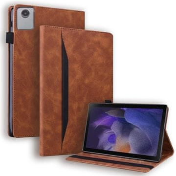 GS Klasični ovitek za Lenovo Tab M11 z držalom za pisalo, rjav
