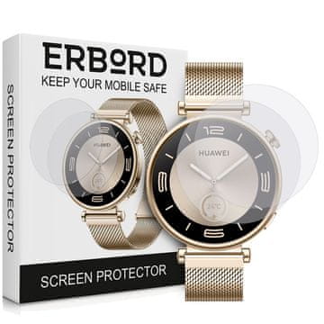 Overboard 2x kaljeno steklo za Huawei Watch GT 4 41 mm, steklo