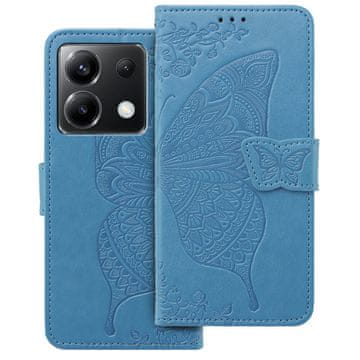 GS Ovitek za Xiaomi Poco X6 5G, metuljček, moder