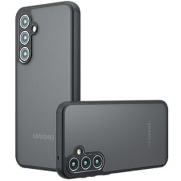GS Ovitek za Samsung Galaxy A25 5G, Fusion, prozoren/črn + 9H steklo