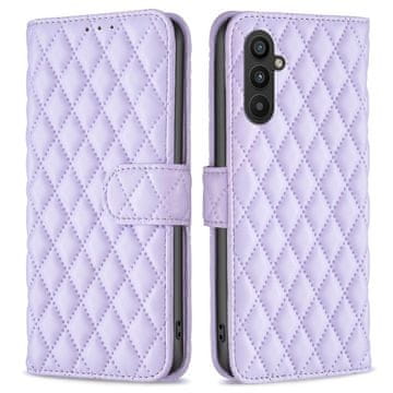 Ovitek za Samsung Galaxy A25 5G, denarnica BINFEN, vijolična + 9H steklo
