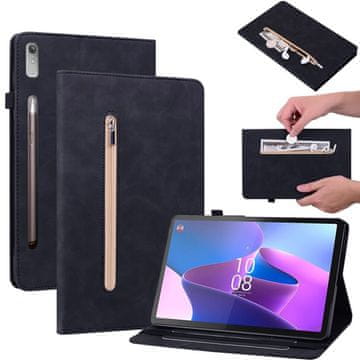 GS Ovitek za Lenovo Tab P11 Pro Gen 2 TB132FU TB132XU 11,2", denarnica z režo za pisalo, črn