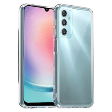 GS Ovitek za Samsung Galaxy A25 5G, Fusion Hybrid, prozoren + 9H steklo