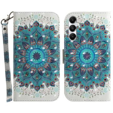 GS Preklopni ovitek za Samsung Galaxy A05s, denarnica, cvet mandale