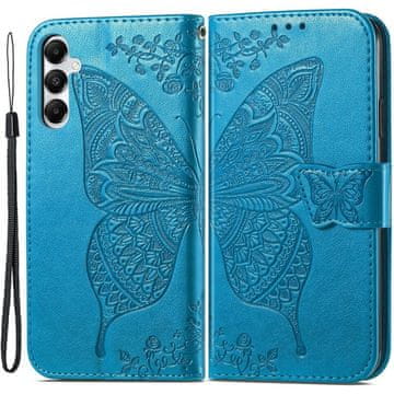 GS Ovitek za Samsung Galaxy A05s, metuljček, moder
