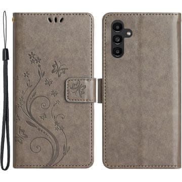 GS Ovitek za Samsung Galaxy S23 FE, metuljček, siv