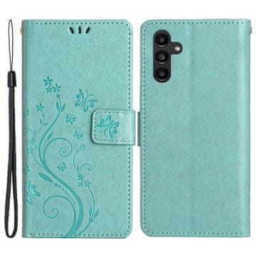 GS Ovitek za Samsung Galaxy A55 5G, metulj, svetlo moder