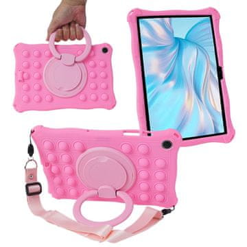 GS Otroški ovitek za Samsung Galaxy Tab A9+, Bubble, roza