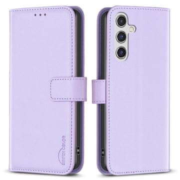 GS Ovitek za Samsung Galaxy A55 5G, denarnica BINFEN, vijolična