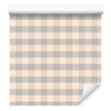 Tapeta z optičnim geometrijskim karo vzorcem za dnevno sobo in spalnico 50x1000 cm