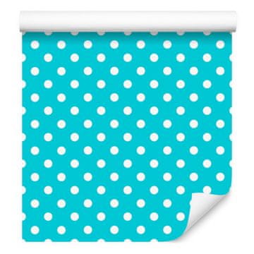 Tapeta s pikami, ozadje celadon, sredina celadon za dnevno sobo in spalnico 50x1000 cm