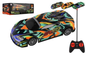 Teddies RC dirkalnik 27MHz plastika 20cm baterija z lučjo 3 barve