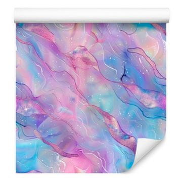 Črnilo modro-vijolična tapeta za dnevno sobo in spalnico 50x1000 cm
