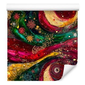 Tapeta s črnilom bordo in bordo za dnevno sobo in spalnico 50x1000 cm