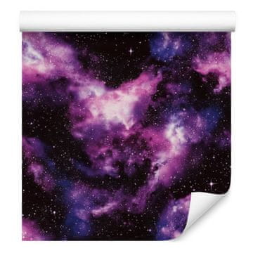 Fototapeta akvarel Galaxy v barvi slive, vijolične, črne in indigo barve 50x1000 cm