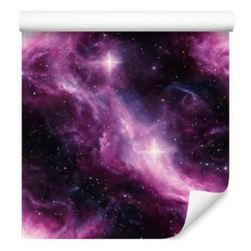 Fototapeta Watercolor Galaxy, sliva, vijolična in indigo, 50x1000 cm