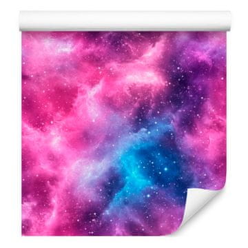 Akvarelna tapeta Galaxy Vijolična, vijolična in modra 50x1000 cm