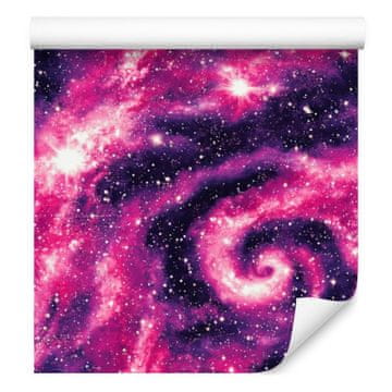 Akvarelna tapeta Galaxy Vijolična, vijolična in indigo 50x1000 cm