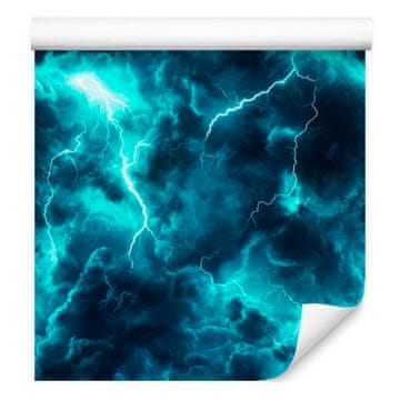 Tapeta Watercolor Galaxy Turquoise za dnevno sobo in spalnico 50x1000 cm
