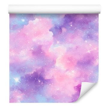 Akvarelna tapeta Galaxy, ozadje sivke, središče sivke, 50x1000 cm