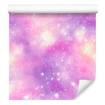 Akvarelna tapeta Galaxy Lavender, sivkasto ozadje 50x1000 cm