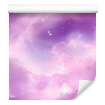Akvarelna tapeta Galaxy Lavender and Violet, Vijolično ozadje 50x1000 cm