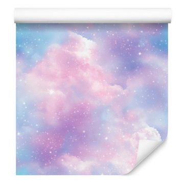 Akvarelna tapeta Galaxy Lavender and Blue, modro ozadje 50x1000 cm