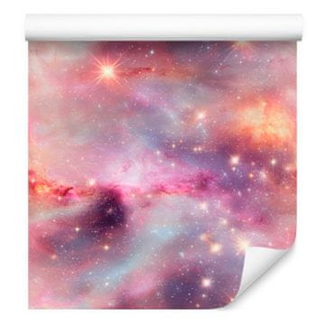 Akvarelna tapeta Galaxy Vijolična, vijolična in roza 50x1000 cm