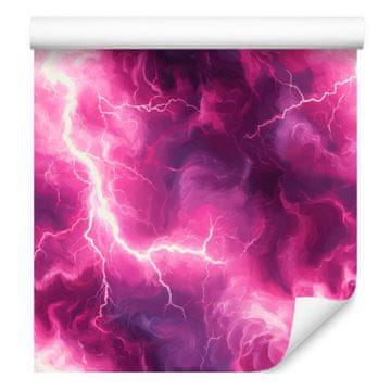 Akvarelna tapeta Galaxy vijolična in pudrasto roza 50x1000 cm