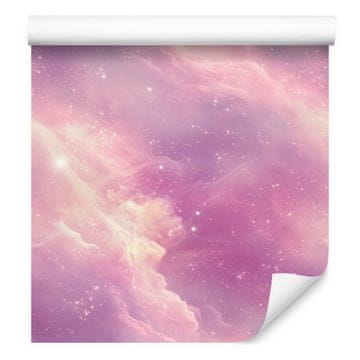 Akvarelna tapeta Galaxy Vijolična in vijolična, vijolično ozadje 50x1000 cm