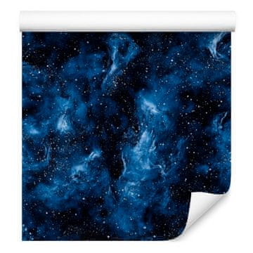 Akvarelna tapeta Galaxy Navy Blue, Navy Blue ozadje 50x1000 cm