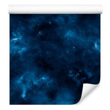 Tapeta Watercolor Galaxy Navy Blue, subtilni detajli 50x1000 cm