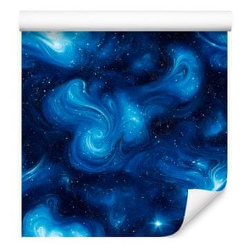 Tapeta Watercolor Galaxy Navy Blue, temen ton 50x1000 cm