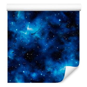 Tapeta Watercolor Galaxy Navy Blue, prozorni detajli 50x1000 cm