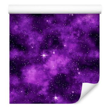 Akvarelna tapeta Galaxy Vijolična, drobni detajli 50x1000 cm