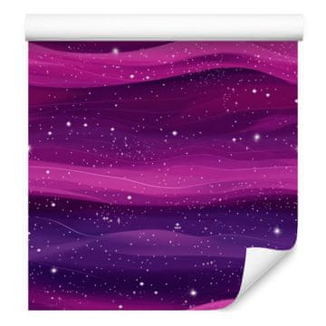 Akvarelna tapeta Galaxy Vijolična in sliva, vijolično ozadje 50x1000 cm